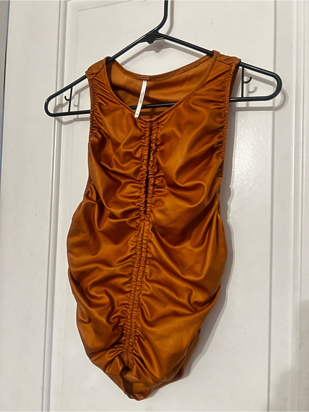 Free People Ride Along Ruched Crop Tank | medium - Picture 2 of 4